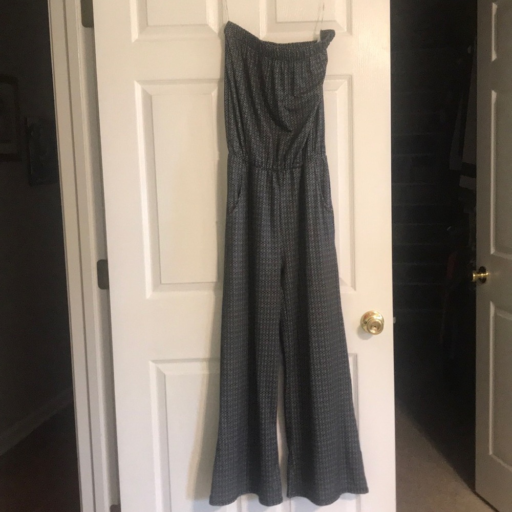 Strapless romper